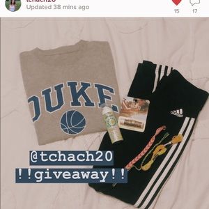 Giveaway happening